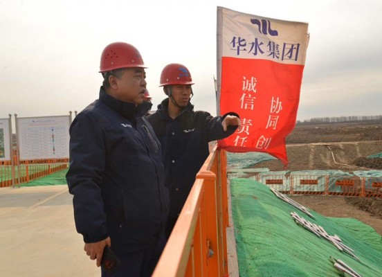 球王会（中国）公司黄鹏总经理一行深入项目检查复工情况